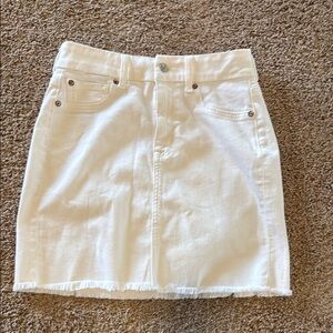 American Eagle Outfitters White Mini Skirt